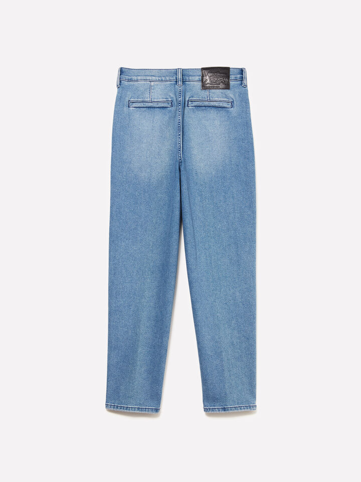 Jeans Style 71 chino slim fit blu - jeans slim fit da donna - Azzurro | Sisley image number 6